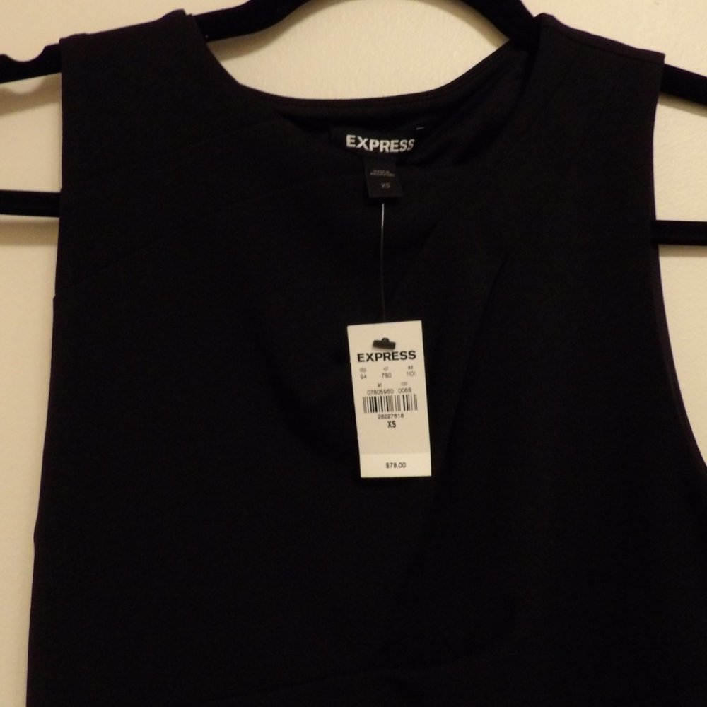 Express Black Dress NWT
